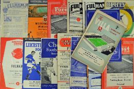 Tottenham Hotspur 1949/50 Football Programmes - 2x aways from Div 2 Championship Season: 4th March