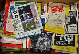 A collection of football programmes of minor cups such as Texaco Cup, Watney Cup, Welsh Cup,