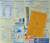 Leeds United reserve match programmes v Wolverhampton Wanderers to include 1959/1960, 1965/1966,