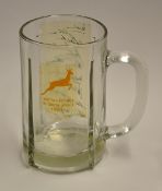1966/67 South Africa tour of Australia commemorative glass tankard - 1pt tankard with players