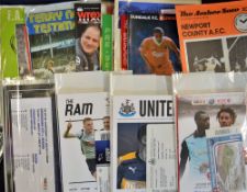 Friendly Match/Cup Football Programmes: Mostly modern but does go back to 1971/2 there are 3