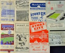 1952/1953 Wolverhampton Wanderers away programmes to include Stoke City, West Bromwich Albion,