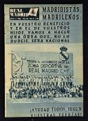 1956/1957 European Cup Semi-Final Real Madrid v Manchester United official magazine April 1957,