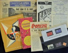 1951 Festival of Britain collection to include Blackpool v Anderlecht 12 May programme, Preston NE v