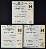1966 World Cup tickets for matches at Sunderland to include Italy v Russia, Chile v Russia and