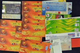 Collection of international football tickets to include Euro 2004 France v England plus others (13),