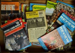Football League Reviews: substantial collection in excellent condition from October 1965 onwards.