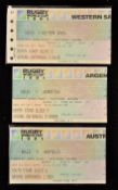 1991 Rugby World Cup tickets (3): Wales pool games at Cardiff v Western Samoa, Argentina and