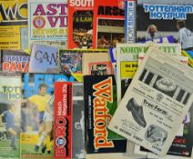 Collection of Manchester United away football programmes to include 1955/1956 Luton Town, 1969/