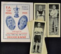 1939 FA Cup Final large souvenir match programme Portsmouth v Wolverhampton Wanderers at Wembley