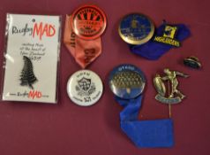 Collection of New Zealand Domestic Rugby Club supporters badges (8): to incl 5x different Otago