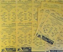 1963/1964 Wolverhampton Wanderers home reserve programme issues to include Blackpool, Newcastle