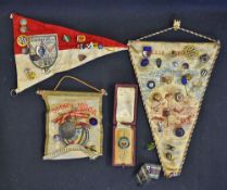 The David Herd collection of football metal/enamel badges and pin badges many scarce and acquired on