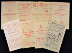 Collection of Wales Rugby Trial Programmes from the 1940's onwards (9): 'First Trial