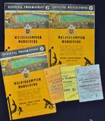 1960/1961 Wolverhampton Wanderers v Huddersfield Town FA Cup programme & ticket v Tiflis Dynamo (