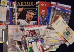 Mixed Selection of Modern Football Programmes and Tickets - international and Liverpool match