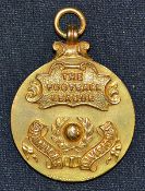 1966/1967 Manchester United Division 1 Winners 9 carat gold Medal, to the obverse it has Football