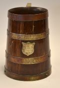 Rare 1886 Inter-Hospital Football Challenge Cup players winners commemorative tankard - 10 dark