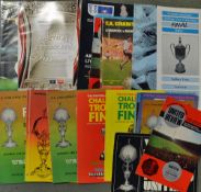 1970s onwards FA Trophy Football Programmes includes Finals such as 1973 Scarborough v Wigan