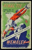 1948 FA Cup Final Manchester United v Blackpool official football programme dated 24 April 1948.