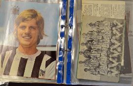 Album full of autographs with football club teams signed by most players and include Sheffield