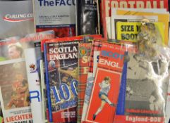 Mixed football ephemera: Small box containing 22 x Leeds match badges, Club Fanzines, Football