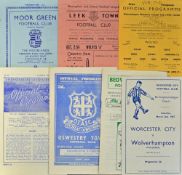 Wolverhampton Wanderers 'A' team football programmes to include home v 1964/1965 Shrewsbury Town,