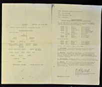 Scarce friendly match Technical Training Command v Wolverhampton Wanderers at RAF Cosford 24 October