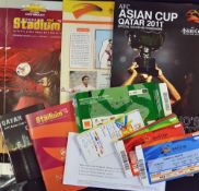2011 Asian Cup in Qatar official souvenir football programme plus tournament guide, tournament