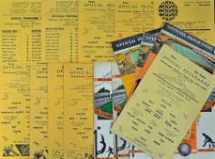 Wolverhampton Wanderers v Everton reserve match programmes 1951/1952, 1952/1953, 1955/1956, 1956/