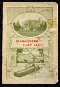 Rare 1913 Gloucester Golf Club Handbook by E.F.T. Fowler - original pictorial decorative wrappers in