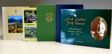 Irish and Welsh Golf Club Histories and Centenaries one signed (5) - signed 