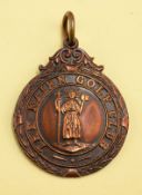 1933 The Nairn Golf Club Spring Meeting 2nd Handicap Prize bronze golf medal - engraved on the