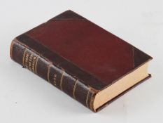 Wisden Cricketers' Almanack 1899 - 36th edition - with wrappers, rebound with leather boards with
