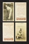 Fine Godfrey Phillips Cricketers Brown Backed Cigarette Cards - includes Cambridge University 219c