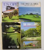 4x 1990's Official US Open Golf Championship programmes from 1990 onwards - Medinah '90 (Hale