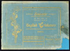 1903 Souvenir of the Visit of the M.C.C. Team of English Cricketers presented gratis by Hordern