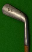 W. Park's Patent smf round back driving cleek - stamped Wm Park below the original thick full length