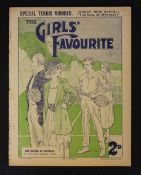 1922 Special Tennis Number 'The Girls' Favourite' Magazine week ending May 6th, No.14 Vol 1,