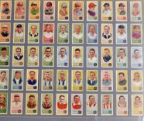 Godfrey Phillips 1937 Cigarette Cards 'Sportsmen - Turn over and spot the winner' inverted back,