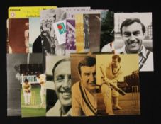 Cricket Signed Player Photocards including Colin Cowdry, David Sheppard, John Murray, Jim Parks,