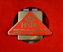 Miguel A Jimenez - 2007 HSBC World Match Play Golf Championship enamel players' money clip
