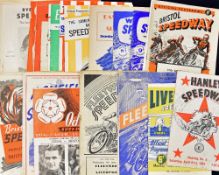 Assorted 1950/60s Speedway Programmes includes Rye House Speedway, Fleetwood, Liverpool, Bristol and