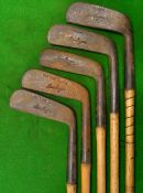 Ben Sayers North Berwick collection of 5 unused very playable balanced putters to incl 