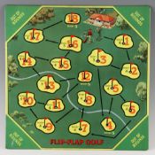 Golf Board Game -Flip-Flap Golf by H. J Chapman & Co Ledbury Herefordshire Pat Pending c.1960's