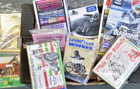 Assorted 1970s/80s/90s Speedway Programmes a varied selection including a good content of