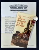 Scarce 1959 George Dickel & Co Tennessee Whisky no. 12 miniature - produced in 1959 to celebrate the