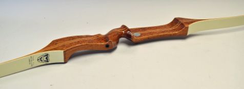 1970s Olympic TS4 Recurve Archery Bow made by Ron Howis of Marksmen Archery 'TS4 X.L. 69.40 x 28 -
