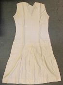 1930s Silk Tennis Dress comes with tissue and box, no labels apparent
