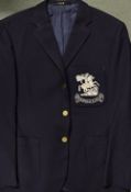 Cricket Bernard Thomas Australia 1970 & New Zealand 1971 Tour Blazer in dark blue with silver
